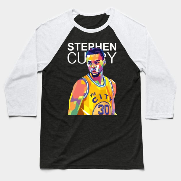 Curry on three Baseball T-Shirt by Martincreative